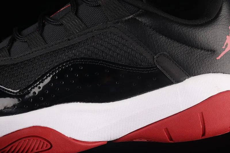 All categories Air Jordan Jordan series basketball shoes Air Jordan 11 Air Jordan 11 CMFT Low AJ11 Joe 11 patent leather black and red low-top anti-slip shock-absorbing basketball shoes DM0844-005